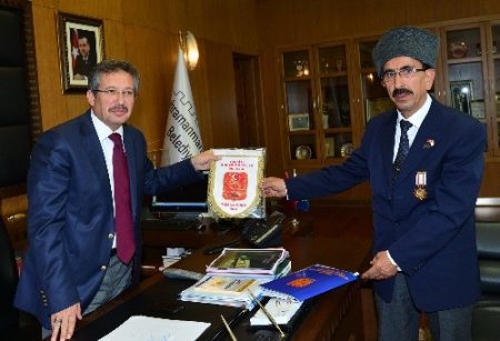 Muharip Gaziler Derneği’nden Başkan Poyraz'a ziyaret