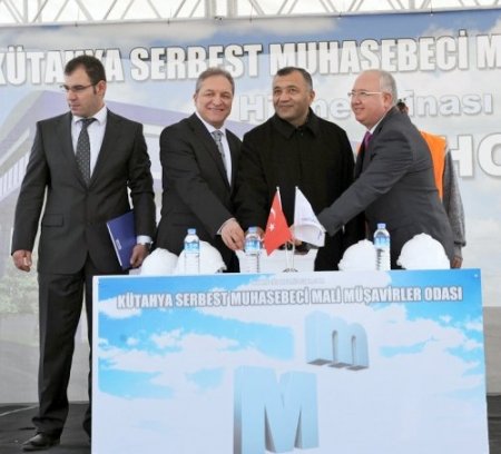 Muhasebeciler Odası'nın yeni hizmet binasının temeli atıldı