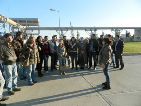 Mühendis adayları arıtma tesislerini gezdi