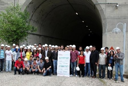 Mühendis adayları Berke Barajı'nı gezdi