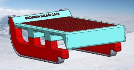 Mühendis adayları çok fonksiyonlu geleneksel Erzurum kızağı tasarladı