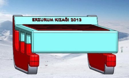 Mühendis adayları çok fonksiyonlu geleneksel Erzurum kızağı tasarladı