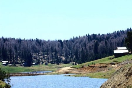 Muhteşem manzaranın keyfini çıkardılar