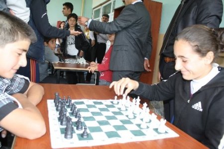 Muş Hasköy’de satranç turnuvası düzenlendi