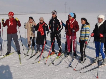 Muşlu kayakçılar yarışmalara Bitlis’te hazırlanıyor