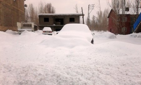 Muş'ta 110 köy yolu ulaşıma kapalı