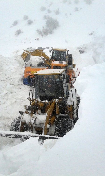 Muş'ta 110 köy yolu ulaşıma kapalı