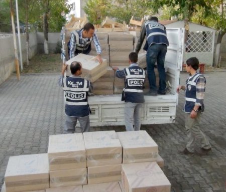 Muş'ta bir yılda 2 milyon 250 bin paket gümrük kaçağı sigara yakalandı