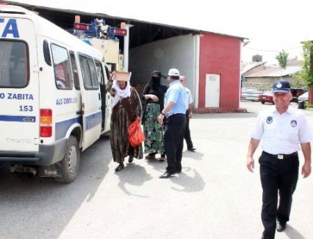 Muş'ta dilenci operasyonu