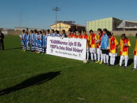 Muş’ta kadın hakları için renkli kortej