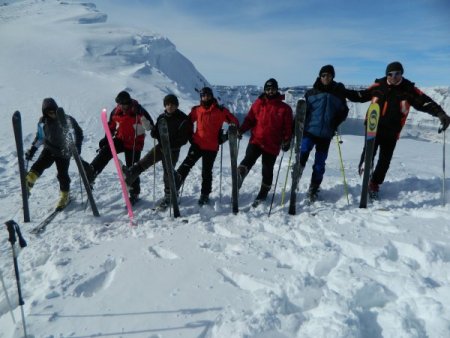 Nemrut, kayak severlerin akınına uğruyor