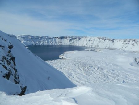 Nemrut, kayak severlerin akınına uğruyor