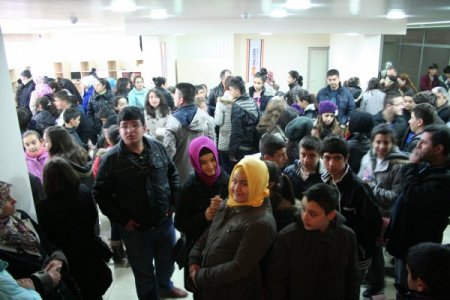 Nevşehir'de ödüllü başarı planlama sınavında izdiham yaşandı