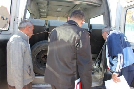 Nevşehir'deki servis araçları tek tek kontrol ediliyor