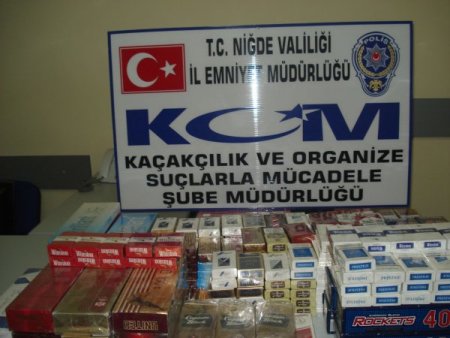 Niğde polisi kaçakçılara geçit vermiyor