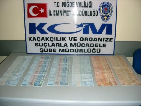 Niğde'de Sahte Para Operasyonu
