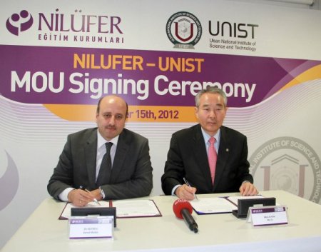 Nilüfer Kurumları ile Güney Koreli UNIST arasında işbirliği