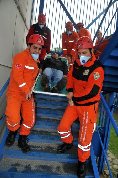 Nilüfer'de Deprem Ve Yangın Tahliye Tatbikatı