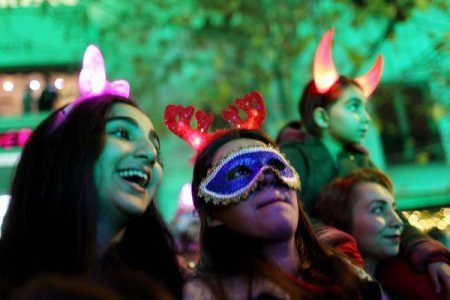 Nişantaşı'nda yılbaşı izdihamı