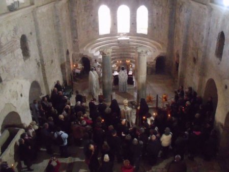 Noel Baba Aziz Nikolaus'un ölüm yıldönümü için Demre'de ayin düzenlendi