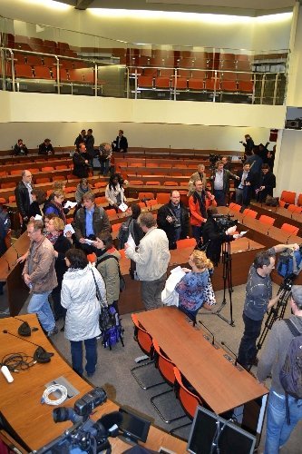 NSU duruşmasının yapılacağı salon hazır