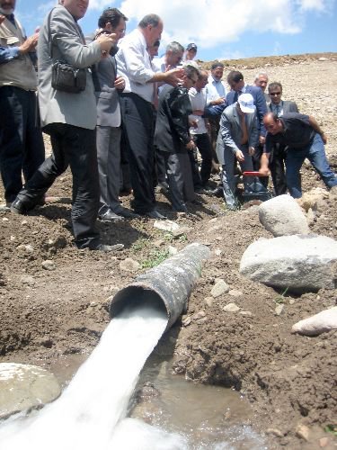 Ocak Köyü Sulama Göleti Hizmete Girdi