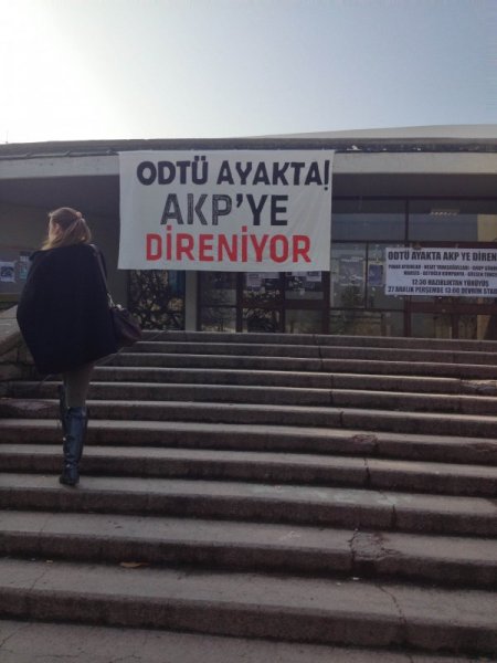 ODTÜ'de öğrenciler derslere giriyor