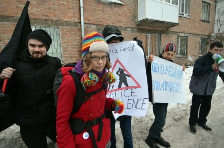 ODTÜ'lü öğrenciler için Kiev’de destek eylemi yapıldı