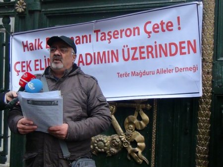 Oğlunu örgütten kurtarmak isteyen babaya TAYAD'lılardan baskı