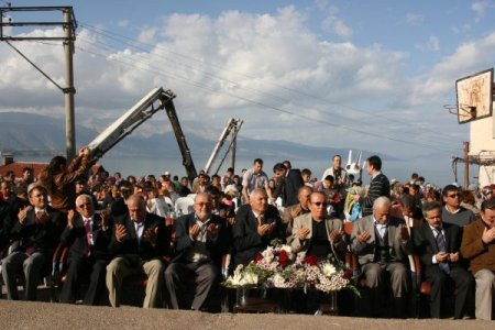 Öğrenci yurdunun temeli dualarla atıldı
