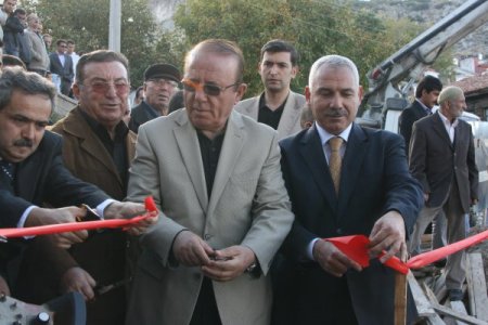 Öğrenci yurdunun temeli dualarla atıldı