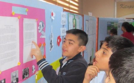 Öğrenciler, Türkçe sergisi açtı