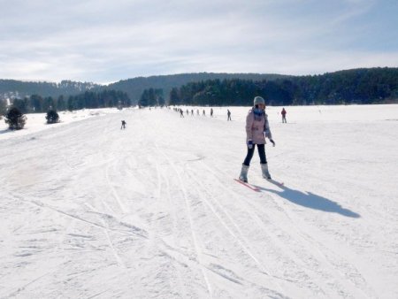 Öğrenciler, yarıyıl tatilini kayarak geçiriyor