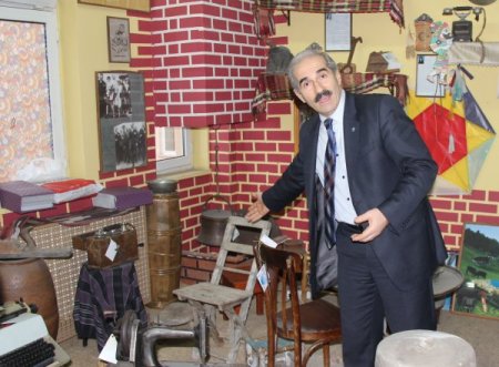 Öğrenciler okulda müze kurdu