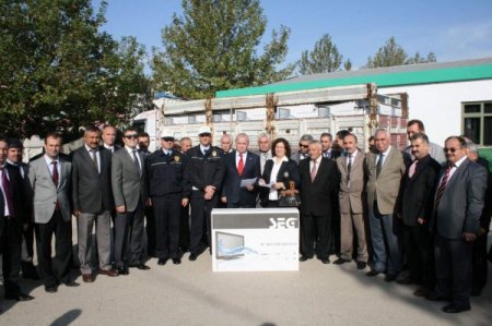 Öğrenciler trafik kurallarını, okula yerleştirilen televizyonlarla öğrenecek