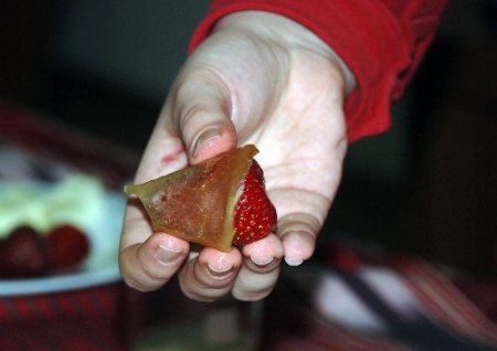 Öğrenciler yenilebilir ambalaj üretti