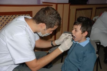 Öğrencilere Ağız Ve Diş Sağlığı Taraması Yapıldı