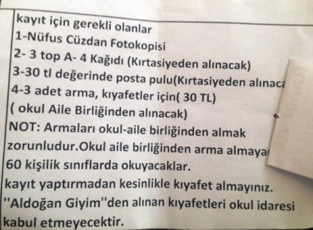 Öğrencilere 'arma' tehdidi