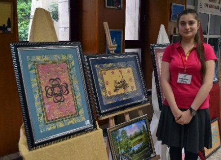 Öğrencilerin ebru sergisiyle Afrika’da su kuyusu açılacak