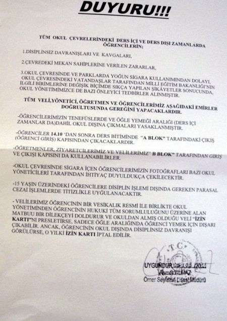 Öğretmenler, Sigara İçen Öğrencileri Fotoğraflayacak