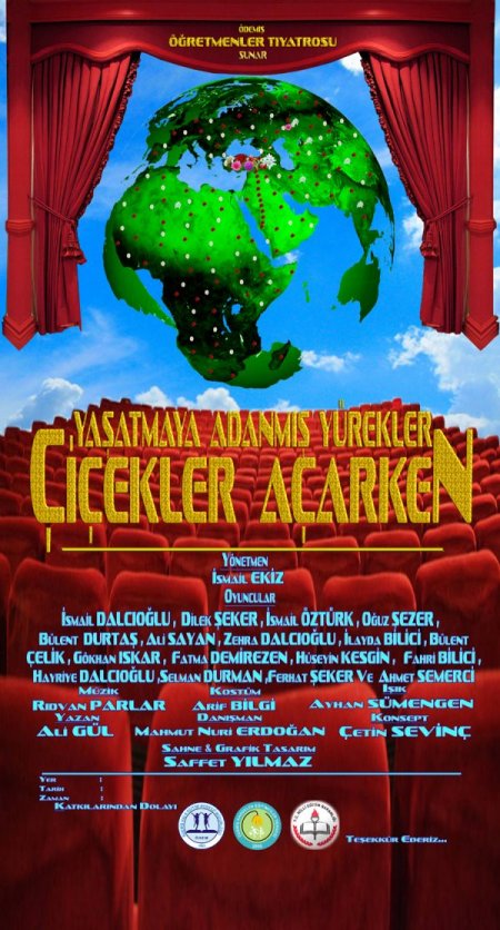 Öğretmenler Tiyatrosu 'Çiçekler Açarken' oyununu sahneledi