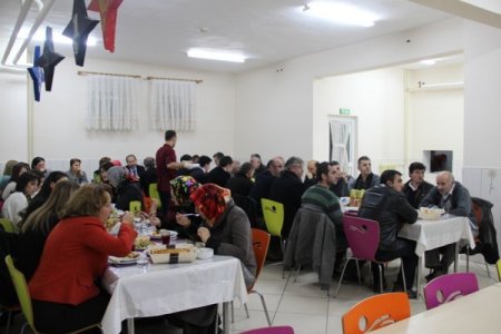 Okul aile birlikleri yemekte buluştu