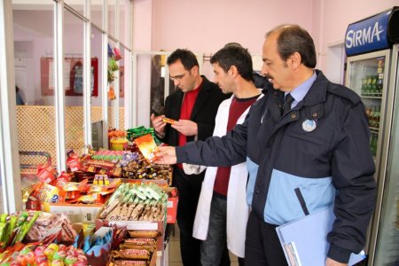 Okul kantinleri denetlendi