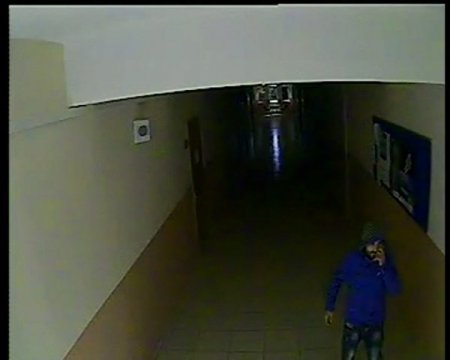 Okuldan hırsızlık kamerada