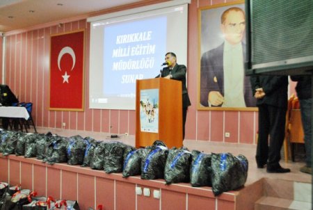 Okullara spor malzemeleri desteği