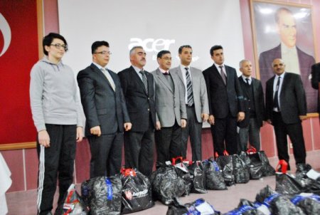 Okullara spor malzemeleri desteği