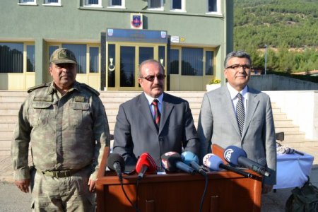 Öldürülen teröristlerin üzerin çıkan malzemeler