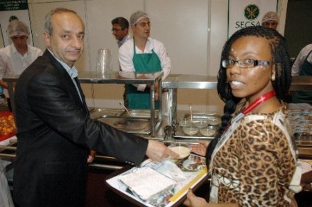 Olimpiyat çocukları için dev mutfak kuruldu