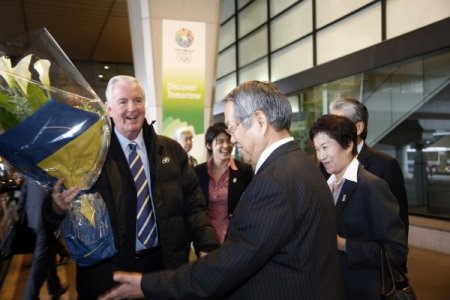 Olimpiyat komitesi, Japonya'ya geldi