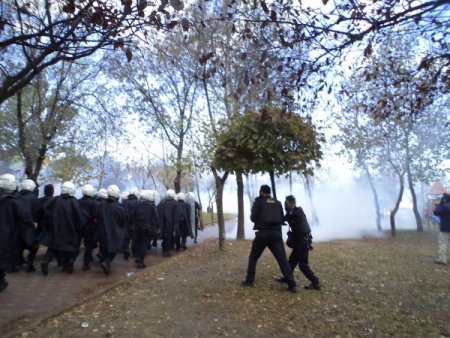 Ölüm orucuna destek eyleminde arbede